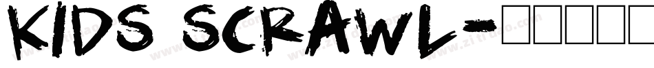 Kids Scrawl字体转换